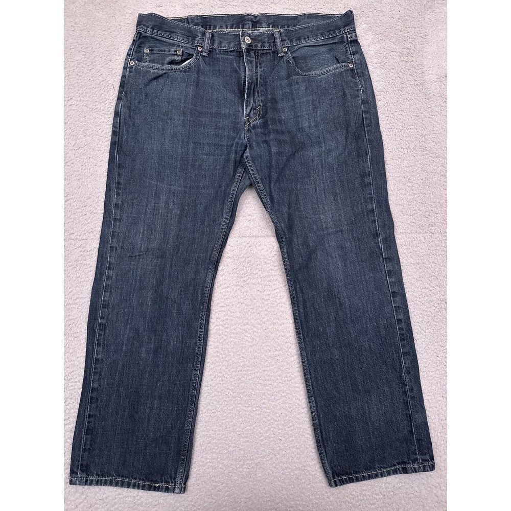 Levi's 559 Jeans Men's 38x31‎ Blue Relaxed Straight Dark Wash Denim Workwear